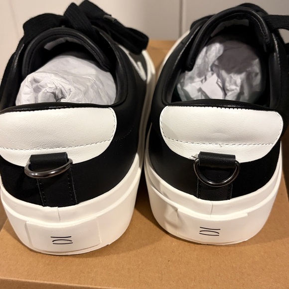 Men’s Clearweather Black and White Sneakers with Logo main image 4